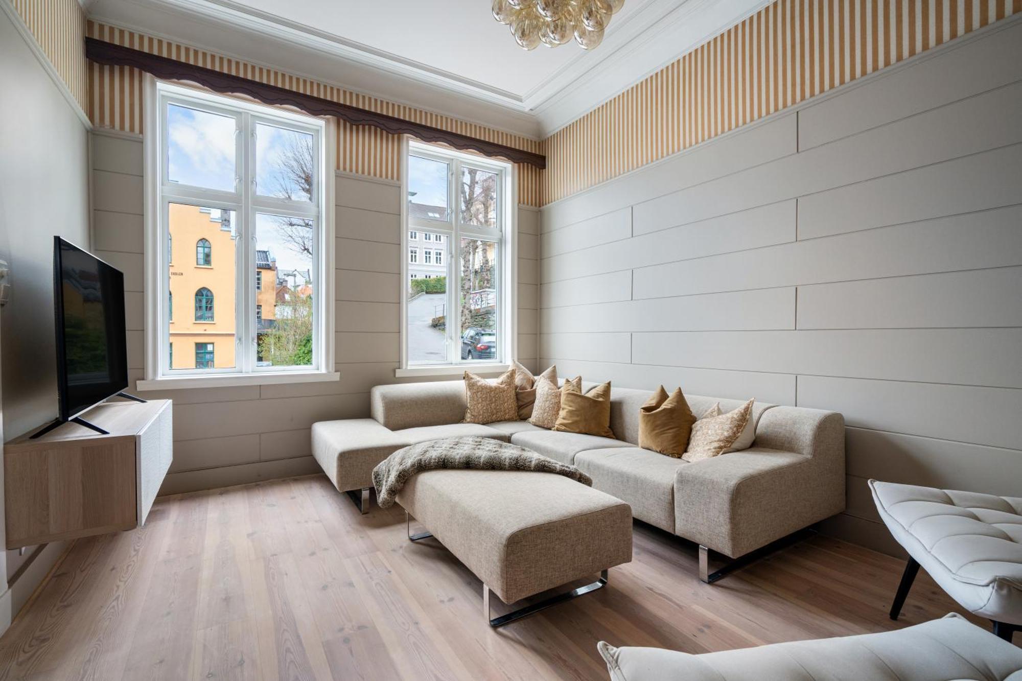 Experience The Luxury Lifestyle 100M From Bryggen! Apartman Bergen Kültér fotó